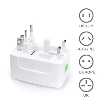 Universal World Charger Adapter Plug All In One Travel AC Power Adapter Converter US UK AU EU Plug Electrical Socket 250V 10A
Universal World Charger Adapter Plug All In One Travel AC Power Adapter Converter US UK AU EU Plug Electrical Socket 250V 10A