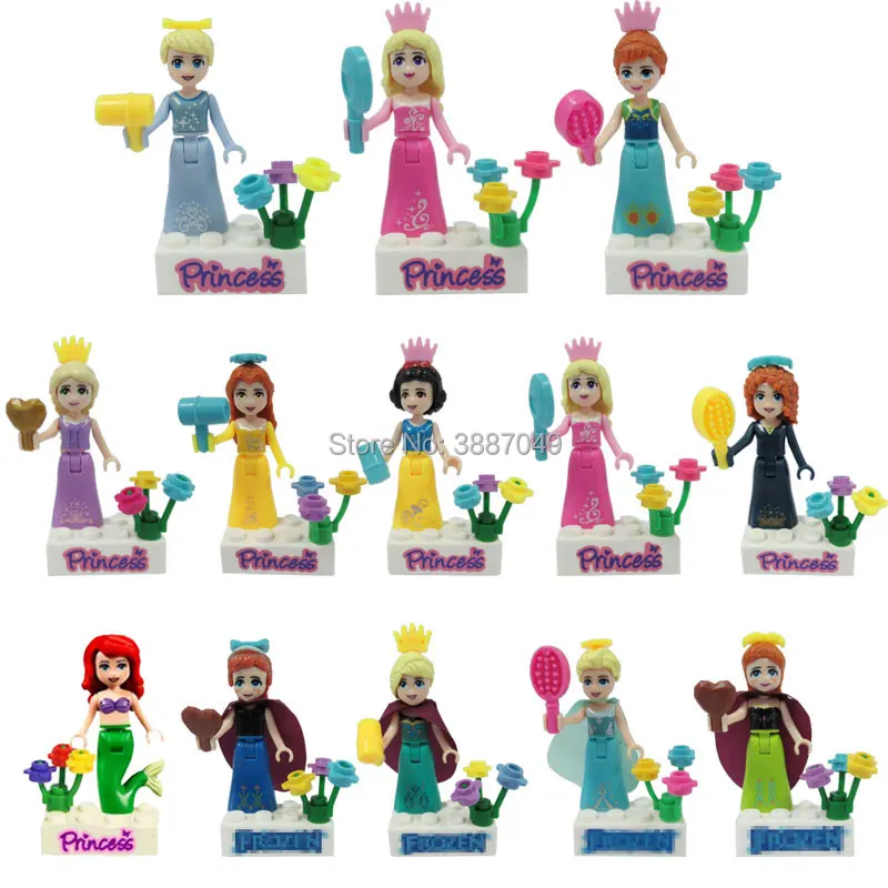 Legoing Friends Princess Anna Mermaid Cinderella Rapunzel Belle Merida Building Blocks Toys for Children Friends Legoing Figures
Legoing Friends Princess Anna Mermaid Cinderella Rapunzel Belle Merida Building Blocks Toys for Children Friends Legoing Figures