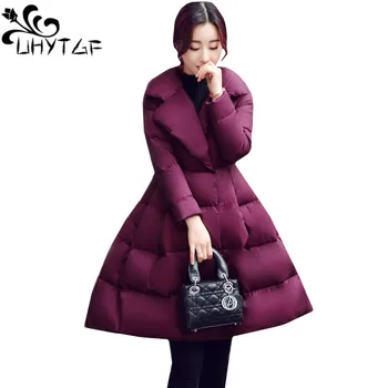 UHYTGF Korean Ladies Winter Jackets Long Big pendulum Down Cotton Jacket Women Thicken Warm Coat High quality Parka Women's 624
UHYTGF Korean Ladies Winter Jackets Long Big pendulum Down Cotton Jacket Women Thicken Warm Coat High quality Parka Women's 624