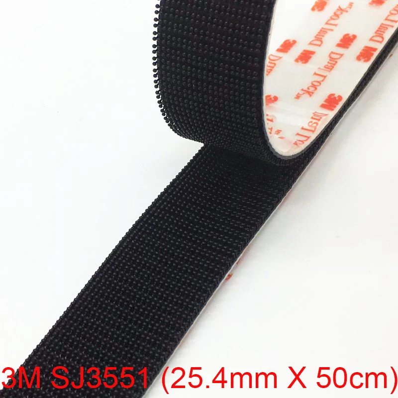3M SJ3551 Black Dual Lock Type 400 (25.4mm X 50cm) Mushroom Reclosable Fastener Tape Bacing VHB Adhesive Tape 3M Tape
3M SJ3551 Black Dual Lock Type 400 (25.4mm X 50cm) Mushroom Reclosable Fastener Tape Bacing VHB Adhesive Tape 3M Tape