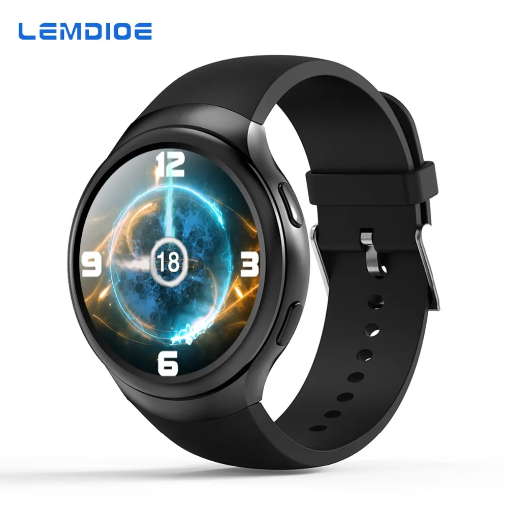 Мода 3g LES2 Smartwatch Android gps wifi Bluetooth Шагомер проверка погоды часы для мужчин и