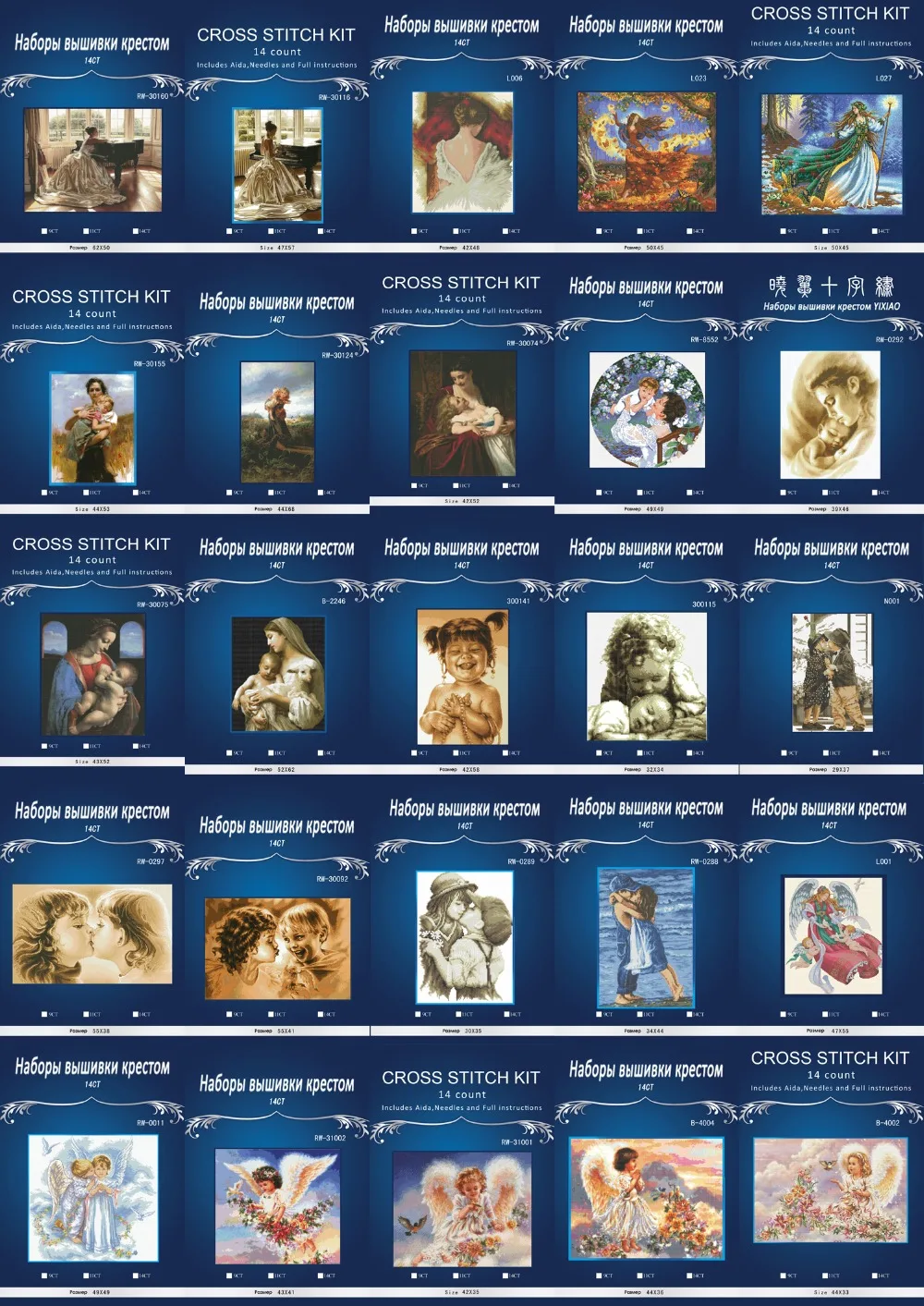 Woman style girl Dim dmc Counted Cross Stitch 14CT Cross Stitch Sets Wholesale cartoon Cross-stitch Kits Embroidery Needlework
Woman style girl Dim dmc Counted Cross Stitch 14CT Cross Stitch Sets Wholesale cartoon Cross-stitch Kits Embroidery Needlework