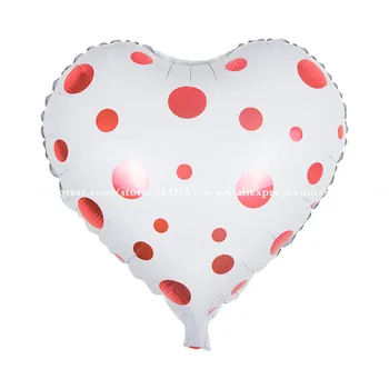 50pcs/lot 18inches heart balloons spot balloon mylar ballon Helium Balloon Wedding party birthday decoration ballon
50pcs/lot 18inches heart balloons spot balloon mylar ballon Helium Balloon Wedding party birthday decoration ballon