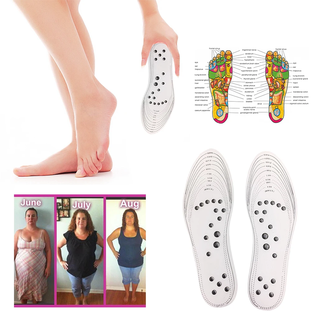 Unisex Slimming Health Care Massage Insole Foot Magnetic Massage Relief Pain Therapy Acupressure Foot Care Tool can cut the size
Unisex Slimming Health Care Massage Insole Foot Magnetic Massage Relief Pain Therapy Acupressure Foot Care Tool can cut the size