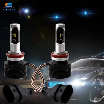 YM E-Bright 1Set LED Car Headlamp H1 H3 H7 H8/H11 9005 9006 H4 30W A7 12V 24V Auto Headlights 4800Lm 6500K Driving Lamps
YM E-Bright 1Set LED Car Headlamp H1 H3 H7 H8/H11 9005 9006 H4 30W A7 12V 24V Auto Headlights 4800Lm 6500K Driving Lamps