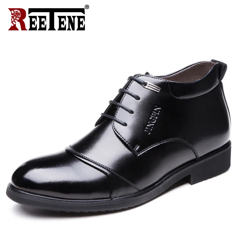 REETENE Genuine Leather Winter Men'S Boots Plus Size 37-48 Winter Men Ankle Boots Warm Black Dress Shoes Men Fur Men Dress Shoes
REETENE Genuine Leather Winter Men'S Boots Plus Size 37-48 Winter Men Ankle Boots Warm Black Dress Shoes Men Fur Men Dress Shoes