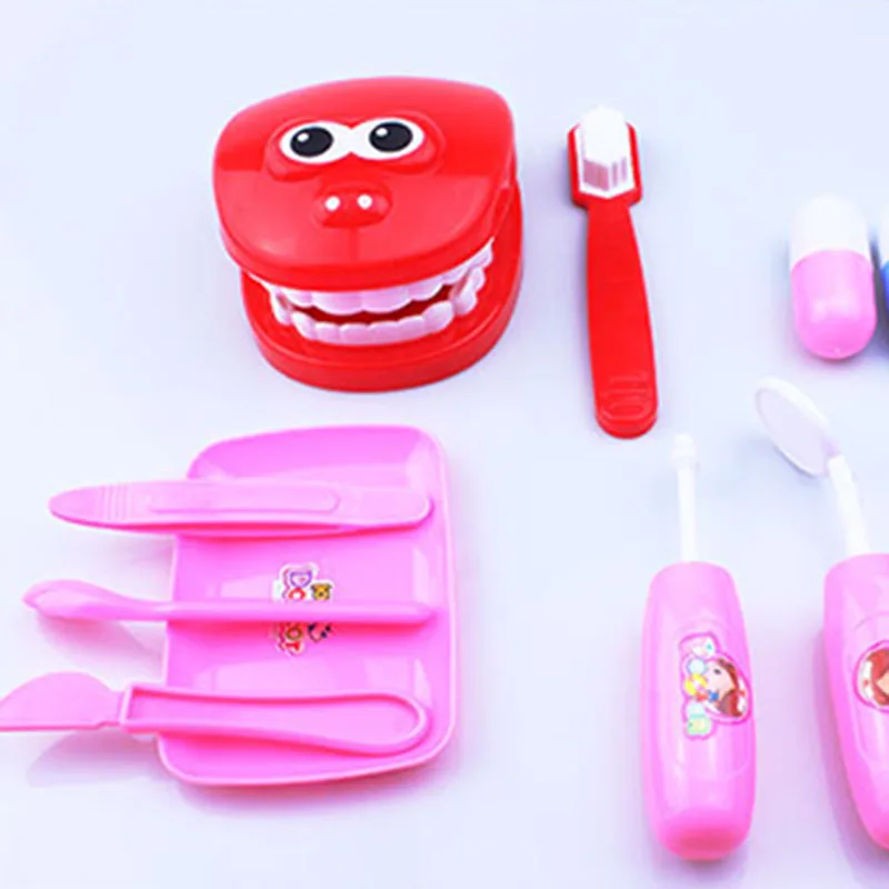 1Set New Children Play House Doctor Small Dentist Simulation Brushing Denture Game Baby Medical Toy Tote Bag Early Education Toy
1Set New Children Play House Doctor Small Dentist Simulation Brushing Denture Game Baby Medical Toy Tote Bag Early Education Toy