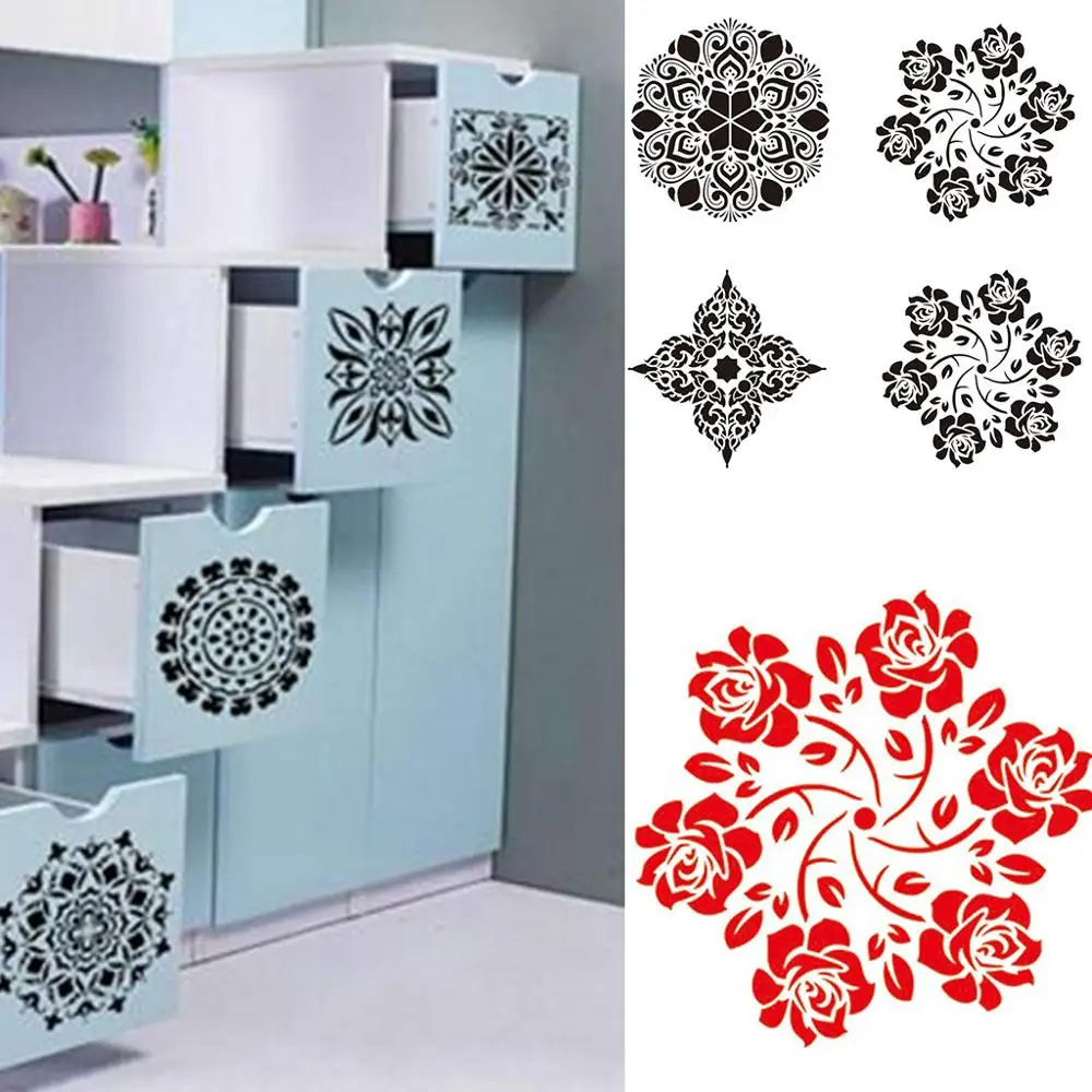 New Reusable PET Mandala Stencil Art Template Set Hollow Plastic Painting Template for crafts and DIY #4J05
New Reusable PET Mandala Stencil Art Template Set Hollow Plastic Painting Template for crafts and DIY #4J05