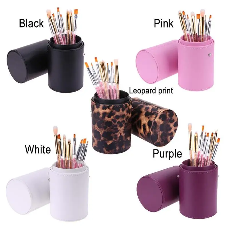 5colors available high quality PU Portable Makeup Storage Empty Holder Double-Ring Cosmetic Brush Cup Box
5colors available high quality PU Portable Makeup Storage Empty Holder Double-Ring Cosmetic Brush Cup Box