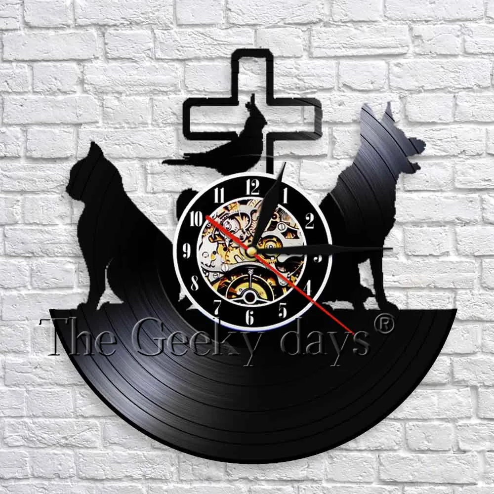 Cat Dog Health Services Vinyl Record Wall Clock Vet Clinic 12" Veterinary Record Time Clock Watch For Animals Lovers Gift
Cat Dog Health Services Vinyl Record Wall Clock Vet Clinic 12" Veterinary Record Time Clock Watch For Animals Lovers Gift