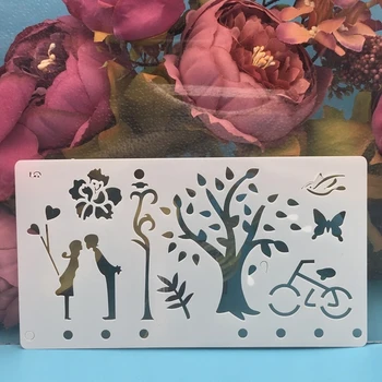 A6 Lover Couple Tree DIY Craft Layering Stencils Wall Painting Scrapbooking Stamping Embossing Album Paper Card Template
A6 Lover Couple Tree DIY Craft Layering Stencils Wall Painting Scrapbooking Stamping Embossing Album Paper Card Template