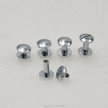 10 Sets Screwback Head Button 4mm 6mm 8mm 10mm Stud spot domed Arc for Screw Chicago nail Solid Nickle
10 Sets Screwback Head Button 4mm 6mm 8mm 10mm Stud spot domed Arc for Screw Chicago nail Solid Nickle