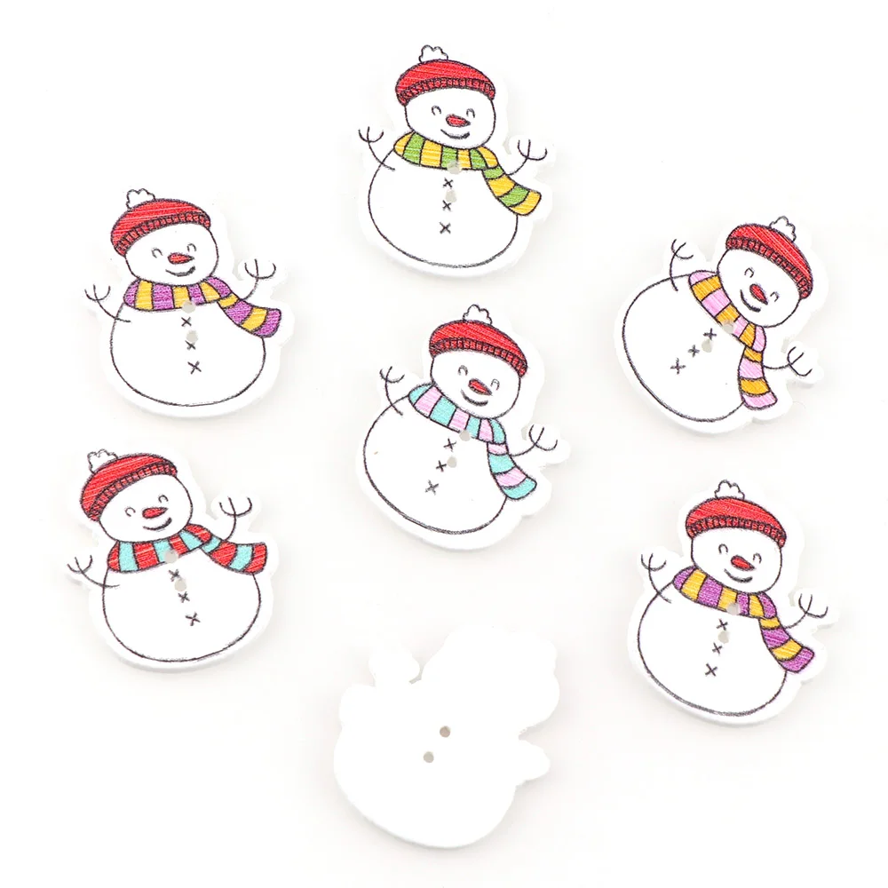 50PC Mixed Color Christmas Snowman 24x29mm 2 Holes Wooden Decorative Buttons Sewing Accessories Scrapbooking
50PC Mixed Color Christmas Snowman 24x29mm 2 Holes Wooden Decorative Buttons Sewing Accessories Scrapbooking