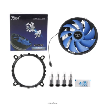 New Arrival Blue 12cm Blade Aluminium PC CPU Cooler Cooling Fan For Intel 775/1155 AMD 754/AM2 For Computer Fans & Cooling
New Arrival Blue 12cm Blade Aluminium PC CPU Cooler Cooling Fan For Intel 775/1155 AMD 754/AM2 For Computer Fans & Cooling