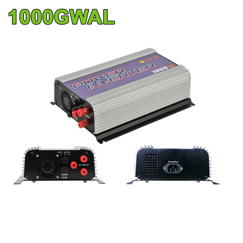 1000W Grid Tie Inverter with Dump Load for 3 phase AC Wined Turbine 22-60/45-90V,MPPT Pure Sine Wave Wind Inverter 1000G-WAL
1000W Grid Tie Inverter with Dump Load for 3 phase AC Wined Turbine 22-60/45-90V,MPPT Pure Sine Wave Wind Inverter 1000G-WAL