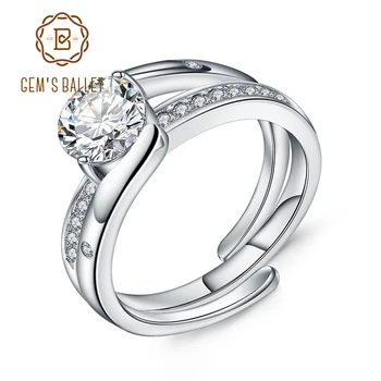 Gem's Ballet Elegant 925 Sterling Silver Double Finger Ring for Women with Paved Micro AAA Cubic Zircon Engagement Fine Jewelry
Gem's Ballet Elegant 925 Sterling Silver Double Finger Ring for Women with Paved Micro AAA Cubic Zircon Engagement Fine Jewelry