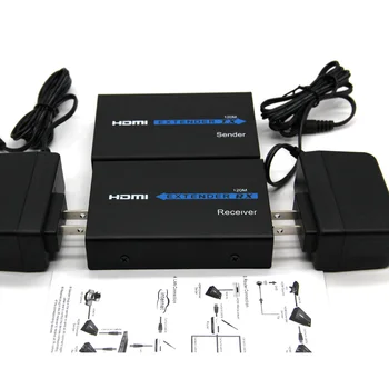 1080P HDMI Extender 120m over TCP/IP Cat5e/6 Ethernet Cable HDMI Infrared Transmitter/ Receiver WIth IR
1080P HDMI Extender 120m over TCP/IP Cat5e/6 Ethernet Cable HDMI Infrared Transmitter/ Receiver WIth IR