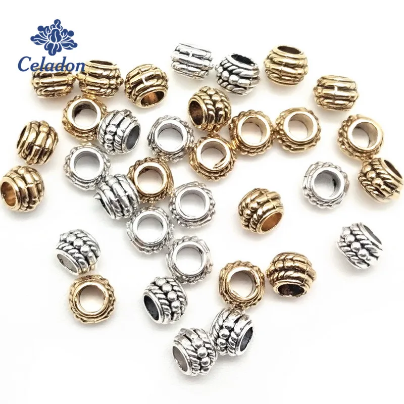 90pcs/lot 8*6mm Zinc Alloy Round Charm Beads Metal Spacer Oblate Beads for DIY Bracelet Necklace Jewelry Findings
90pcs/lot 8*6mm Zinc Alloy Round Charm Beads Metal Spacer Oblate Beads for DIY Bracelet Necklace Jewelry Findings