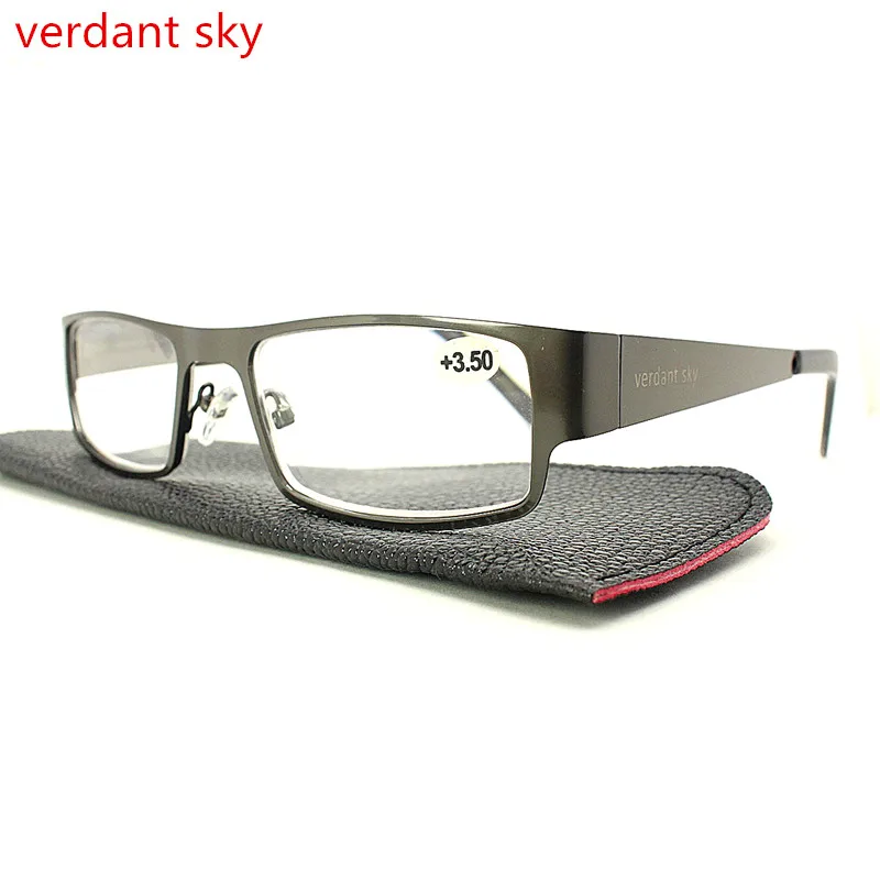 Retro slingshot Brand High-end Business Reading Glasses Men Stainless Steel PD62 Glasses Ochki 1.00+3.50 Degree Gafas De Lectura
Retro slingshot Brand High-end Business Reading Glasses Men Stainless Steel PD62 Glasses Ochki 1.00+3.50 Degree Gafas De Lectura
