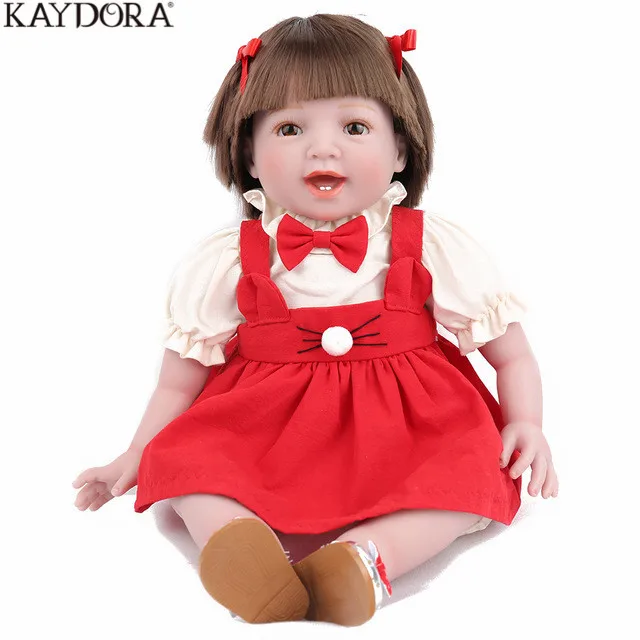 KAYDORA Reborn Baby Dolls Silicone Gift For Girl Princess Babies Vinyl 55cm 22 inch christmas Decoration Fashion Kids Doll Baby
KAYDORA Reborn Baby Dolls Silicone Gift For Girl Princess Babies Vinyl 55cm 22 inch christmas Decoration Fashion Kids Doll Baby