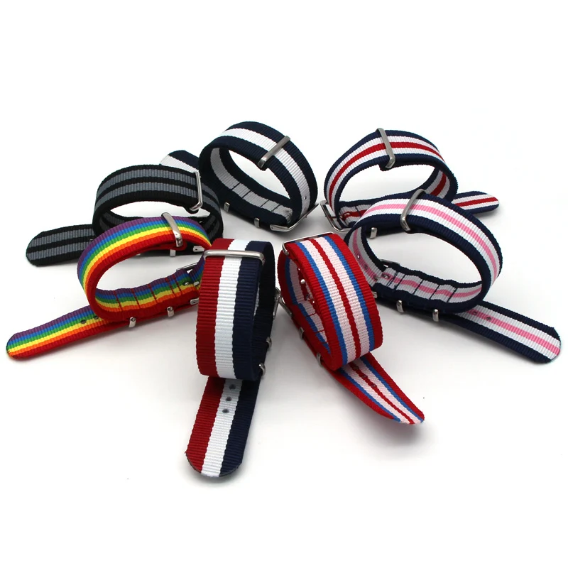 Needle Buckle Nylon Watch Band Muit-Colors Belts for NATO Watch Straps Zulu Watches bands 18 20 22 24MM Men's Watch Accessories
Needle Buckle Nylon Watch Band Muit-Colors Belts for NATO Watch Straps Zulu Watches bands 18 20 22 24MM Men's Watch Accessories