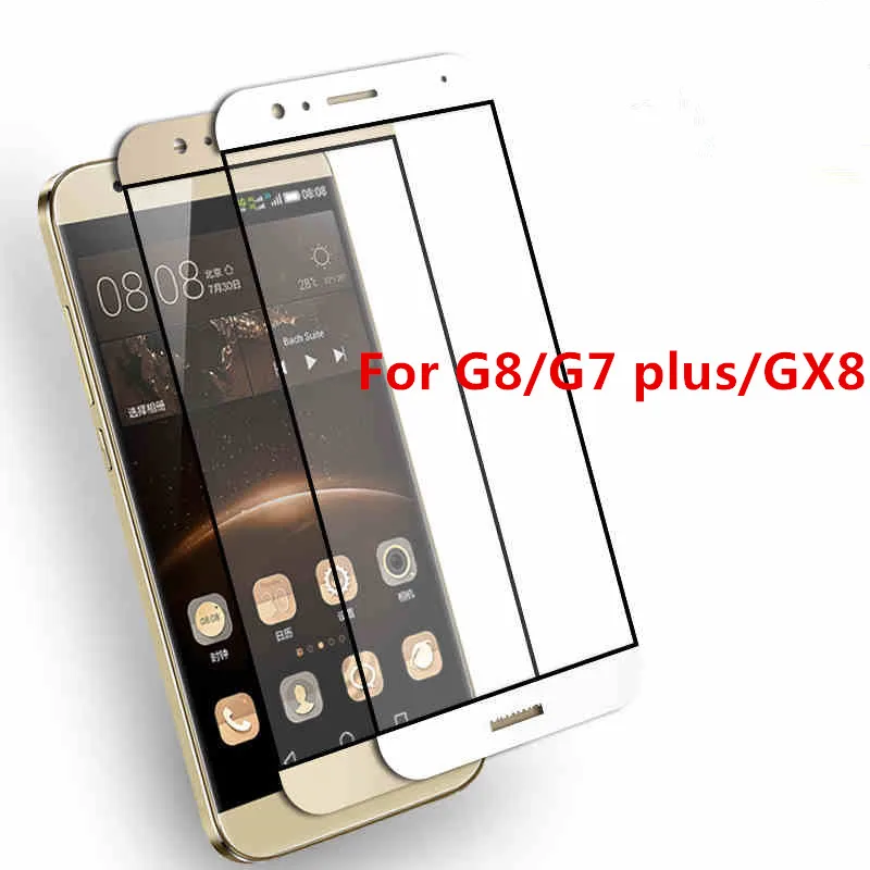 Xinchentech полный охват для huawei G8/G7 Плюс/GX8 чехол закаленное Стекло Пленка премиум