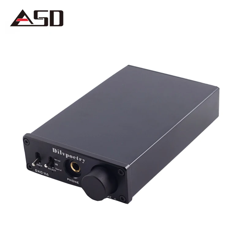 Dilvpoetry dac x6 dac audio Optical/Coaxial/USB Digital audio amplifier dac decoder amplifier Headphone Amplifier
Dilvpoetry dac x6 dac audio Optical/Coaxial/USB Digital audio amplifier dac decoder amplifier Headphone Amplifier
