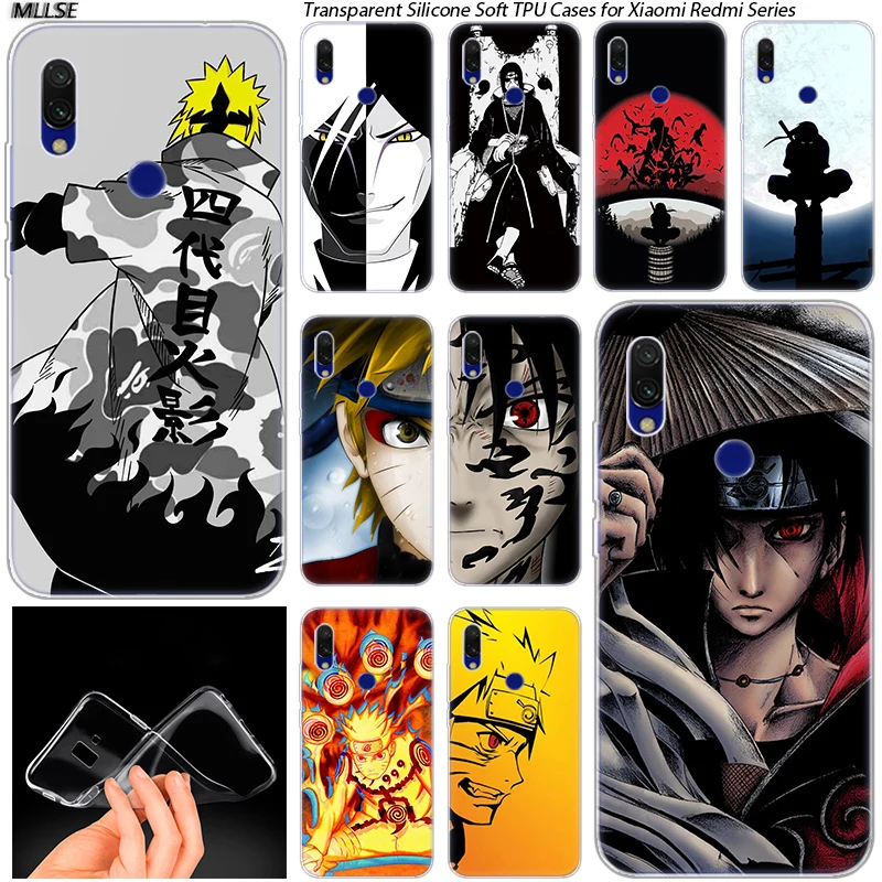 

Anime Naruto itachi uchiha Naruto Hot Soft Case for Xiaomi Redmi K20 7 7A 5 5Plus 6 6A S2 Note 8 7 6 5 Pro Cover