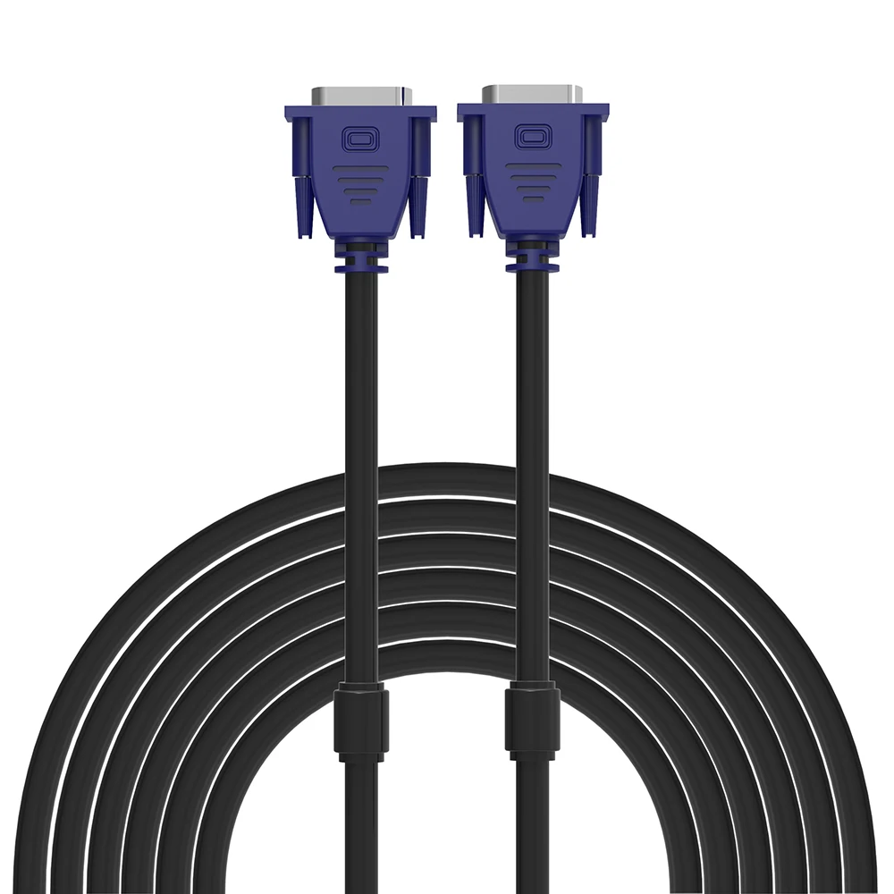 1.5m 4.6ft 3m 8.8ft 5m 15.5ft High quality Bule VGA to VGA Cable VGA/SVGA HDB15 Male to Male Extension Cable
1.5m 4.6ft 3m 8.8ft 5m 15.5ft High quality Bule VGA to VGA Cable VGA/SVGA HDB15 Male to Male Extension Cable