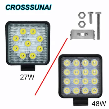 Offroad LED Light Bar 12V For Jeep ATV UAZ SUV 4WD Truck 27W 48W Tractor LED Work Light Driving Lights Flood Spot Spotlight
Offroad LED Light Bar 12V For Jeep ATV UAZ SUV 4WD Truck 27W 48W Tractor LED Work Light Driving Lights Flood Spot Spotlight