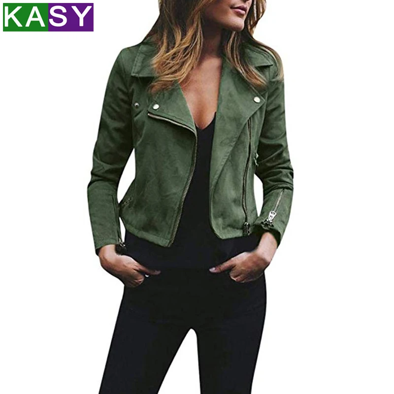 Women Casual Zip Up Motocycle Cycling Faux Tan Suede Jacket Short Bolero Grey Moto Biker Jacket S-5XL Outerwear Tops Clothes
Women Casual Zip Up Motocycle Cycling Faux Tan Suede Jacket Short Bolero Grey Moto Biker Jacket S-5XL Outerwear Tops Clothes