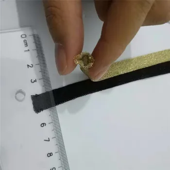 1cm Wide Mesh Tube Webbing Gold Mesh Webbing Black Thin Silver Woven Webbing Tape Soft Polyester Webbing Wholesale 300 Yards
1cm Wide Mesh Tube Webbing Gold Mesh Webbing Black Thin Silver Woven Webbing Tape Soft Polyester Webbing Wholesale 300 Yards