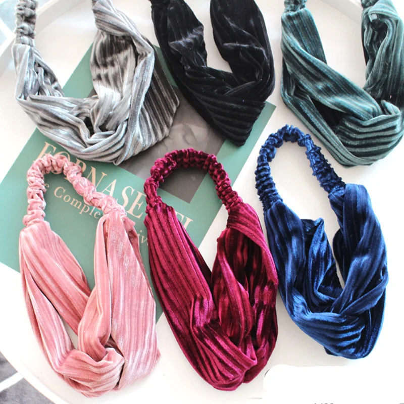 Metting Joura Vintage Winter Fold Velvet Headband Cross Turban Elastic Headband Hair Accessories
Metting Joura Vintage Winter Fold Velvet Headband Cross Turban Elastic Headband Hair Accessories