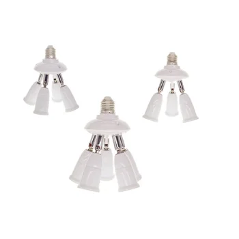 Adjustable E27 Splitter 3/4/5 Heads Lamp Base LED Light Bulb Holder Adapter Converter Socket 85-285V Flexible Rotation Lamp Base
Adjustable E27 Splitter 3/4/5 Heads Lamp Base LED Light Bulb Holder Adapter Converter Socket 85-285V Flexible Rotation Lamp Base