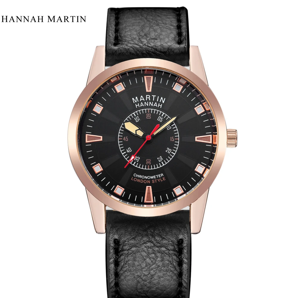 Business Men Watches Brand Hannah Martin International Luxury Clock High Quality Leather Quartz Waterproof Wrist watch XF1024
Business Men Watches Brand Hannah Martin International Luxury Clock High Quality Leather Quartz Waterproof Wrist watch XF1024