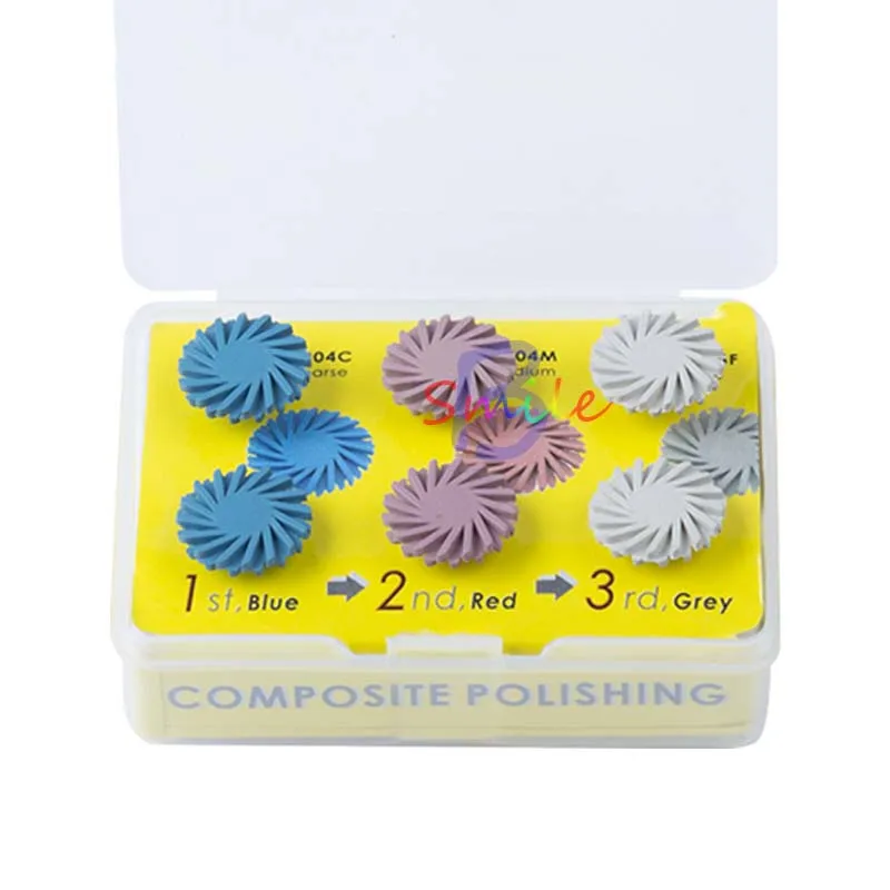 1Box /6pcs Dental Lab Composite Polishing Resin Disc Kit Spiral Flex Brush Burs For Dentistry Clicnic
1Box /6pcs Dental Lab Composite Polishing Resin Disc Kit Spiral Flex Brush Burs For Dentistry Clicnic