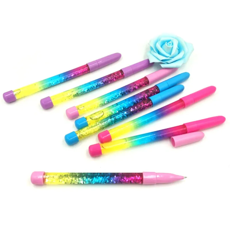 1PC 18cm Colorful Sequins Liquid Quicksand Gel Ink Pen Magic Wand Fairy Pens Stationery Gift School Office Supplies
1PC 18cm Colorful Sequins Liquid Quicksand Gel Ink Pen Magic Wand Fairy Pens Stationery Gift School Office Supplies