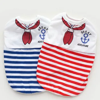 Summer Pet Clothes Dog Vest Navy Stripe Cotton Puppy Dogs Casual Tee Shirts XS-XL TB Sale
Summer Pet Clothes Dog Vest Navy Stripe Cotton Puppy Dogs Casual Tee Shirts XS-XL TB Sale