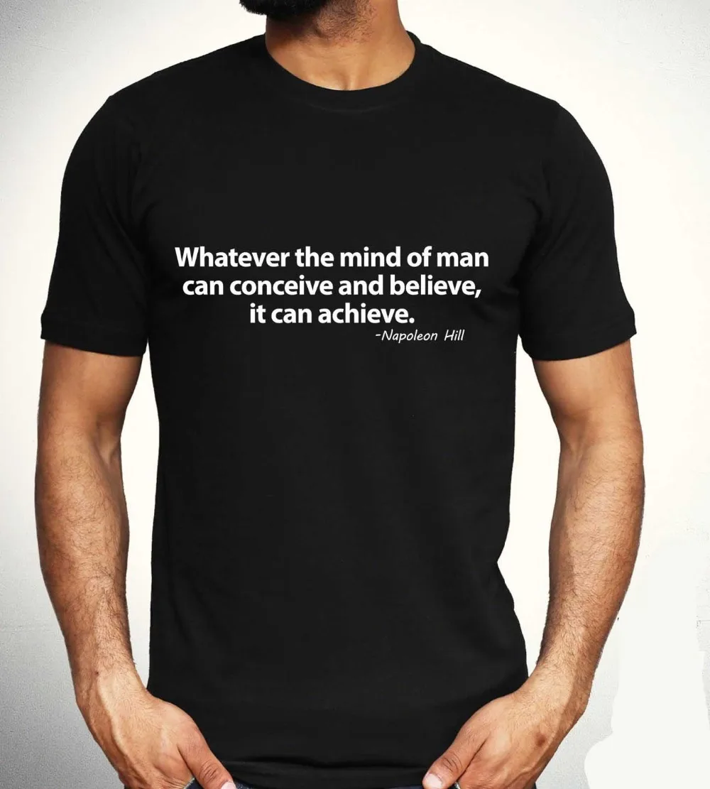 Napoleon Hill Inspiration Quote Entrepreneur Think and Grow Rich Men Top 2019 New Brand High Quality for Better Crazy T Shirts
Napoleon Hill Inspiration Quote Entrepreneur Think and Grow Rich Men Top 2019 New Brand High Quality for Better Crazy T Shirts