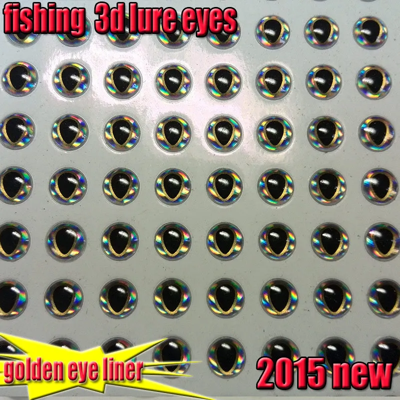 2022new fishing 3d lure eyes golden eye liner fish eyes size:4mm,5mm6mm7mm8mm quantity:200pcs/lot
2022new fishing 3d lure eyes golden eye liner fish eyes size:4mm,5mm6mm7mm8mm quantity:200pcs/lot