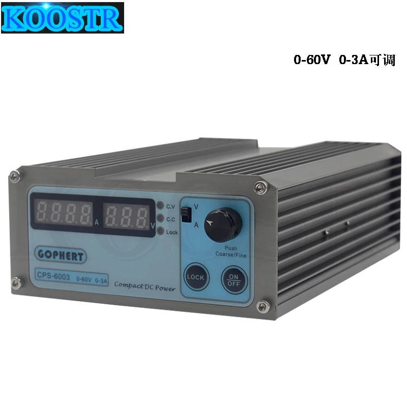 

CPS-6003 60V 3A DC High Precision Compact Digital Adjustable Switching Power Supply OVP/OCP/OTP Low Power 110V/ 220V