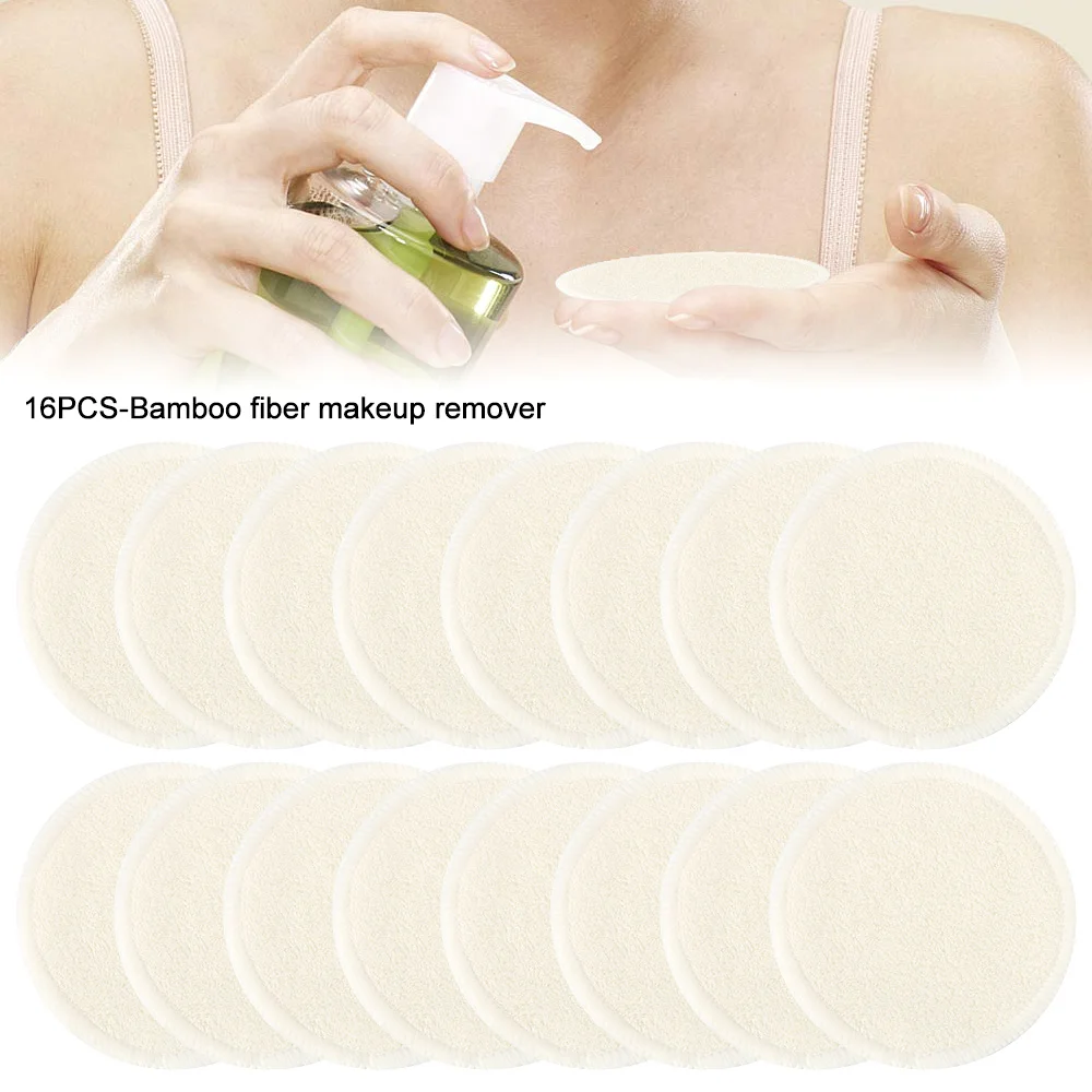 16 PCS Makeup Remover Pads Reusable Washable Round Bamboo Makeup Pads with Storage Bag Washable Cleaning Pads Contact Remover
16 PCS Makeup Remover Pads Reusable Washable Round Bamboo Makeup Pads with Storage Bag Washable Cleaning Pads Contact Remover
