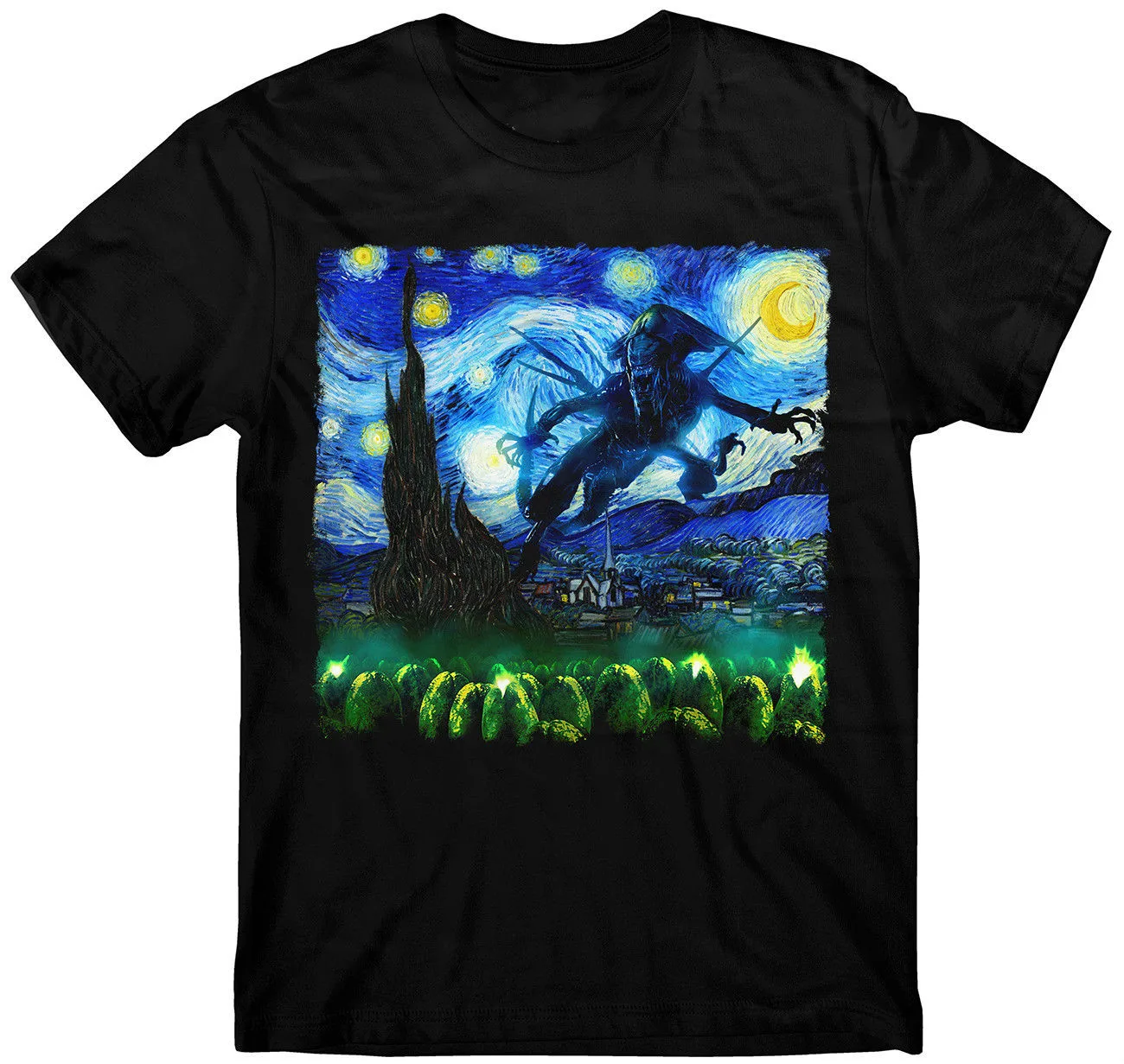 Xenomorph T Shirt Starry Night T Shirt Alien Covenant Aliens Predator Space 2018 Hot Sale Super Fashion
Xenomorph T Shirt Starry Night T Shirt Alien Covenant Aliens Predator Space 2018 Hot Sale Super Fashion