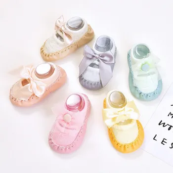 Baby Socks With Rubber Soles Bow Infant Sock Newborn Autumn Winter Children Floor Socks Shoes Anti Slip Soft Sole Sock
Baby Socks With Rubber Soles Bow Infant Sock Newborn Autumn Winter Children Floor Socks Shoes Anti Slip Soft Sole Sock