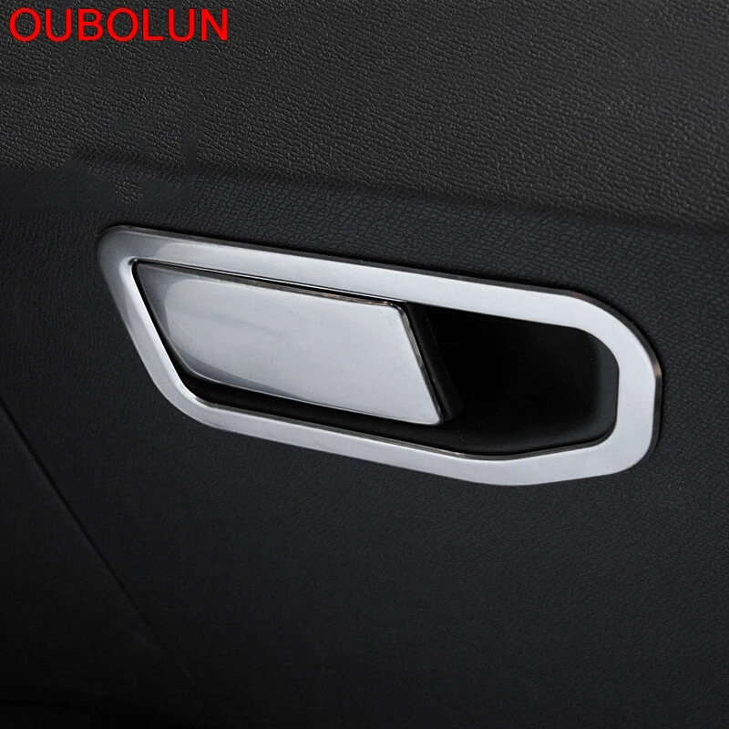 OUBOLUN 2 шт. для Peugeot 3008 GT 2017 2018 LHD Передняя приборная панель Pessager перчатка-инструмент