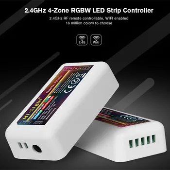 DC12V-24V MiLight Wireless 2.4G 4-Zone RF Wireless RGBW LED remote WIFI Controller Dimmer For 5050 3528 Led Strip Light Tape
DC12V-24V MiLight Wireless 2.4G 4-Zone RF Wireless RGBW LED remote WIFI Controller Dimmer For 5050 3528 Led Strip Light Tape