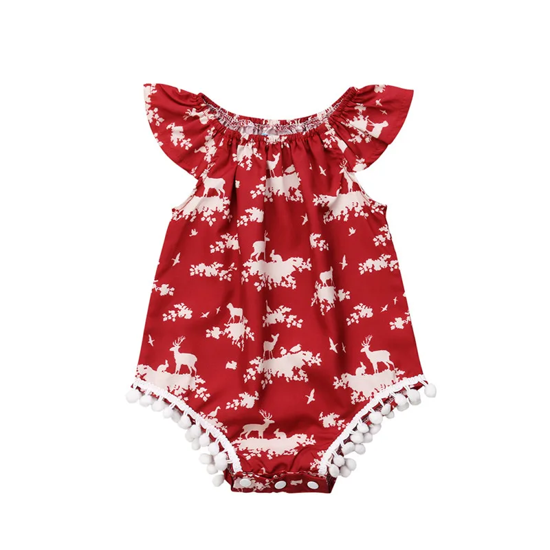 Newborn Baby Girls Christmas Reindeer Bodysuit Red Xmas Sleeveless Jumpsuit Clothes Girl Clothing Cute Round Neck Bodysuits
Newborn Baby Girls Christmas Reindeer Bodysuit Red Xmas Sleeveless Jumpsuit Clothes Girl Clothing Cute Round Neck Bodysuits
