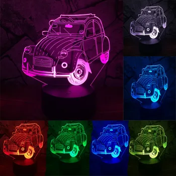 Creative SUVs Car 7 Colorful Gradient Vision LED Lamp Illusion Table Desk Night Light Decor Boys Kids Christmas Birthday Gifts
Creative SUVs Car 7 Colorful Gradient Vision LED Lamp Illusion Table Desk Night Light Decor Boys Kids Christmas Birthday Gifts
