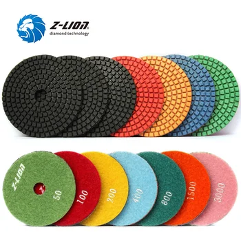 Z-LION 4" Diamond Polishing Pads 7 Pcs Set Wet Polishing For Concrete Marble Granite Stone Countertop Diamond Grinding Pads
Z-LION 4" Diamond Polishing Pads 7 Pcs Set Wet Polishing For Concrete Marble Granite Stone Countertop Diamond Grinding Pads