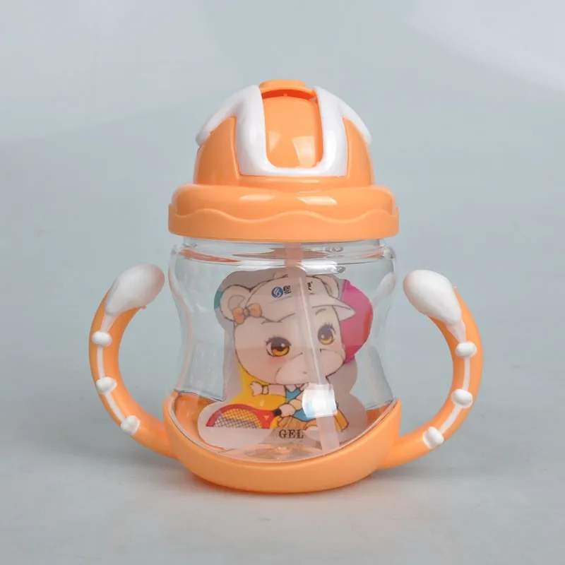 320ml Baby Bottle Kids Cup Silicone Sippy Children Training Cups Cute Baby Drinking Water Straw Handle Feeding Bottle
320ml Baby Bottle Kids Cup Silicone Sippy Children Training Cups Cute Baby Drinking Water Straw Handle Feeding Bottle